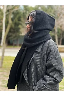 MODA KAPÜŞONLU ATKI