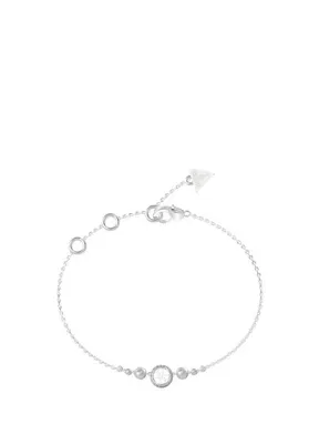 Guess JGUJUBB05516JWRHS Tiny Pearly Metalik Gri Sedef İncili Çelik Kadın Bileklik