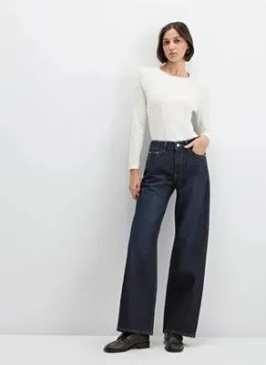 Mavi MALIBU Kadın Koyu Mavi Denim Pantolon M1010152-91221
