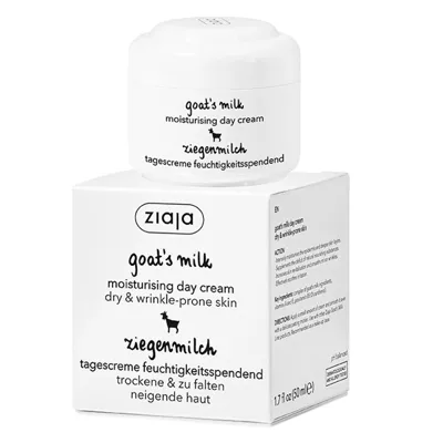 Ziaja Keçi Sütü Gündüz Kremi Kuru ve Kırışma Eğilimli Cilt, Keçi Sütü İçerikli 50 ml
