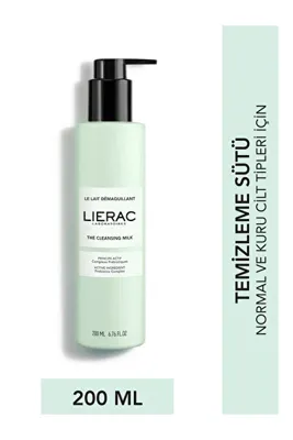 Lierac Cleanser Makyaj Temizleme Sütü 200 ml  Makyajı Çıkarır & Temizler & Nemlendirir