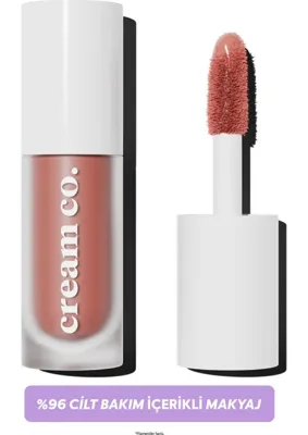 Cream Co. Allık Ruj Göz Farı Glow Tint Soft Mocha | Nemlendirici Makyaj | 504 Nude | Hyaluronik Asit Peptit