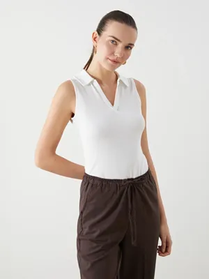 LCWAIKIKI Classic Polo Yaka Kadın Atlet