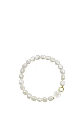 Alegoria Jewellery Cleito 925 Ayar Gümüş 24 Ayar Altın Kaplama Kadın İnci Bileklik