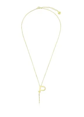 Bendis Design Deniz P Harfi Gold 14 Ayar Altın Kadın Kolye
