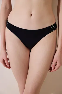 Penti Cara Side Taşlı Siyah Bikini Altı 