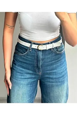 LİA KEMER Loyal Oval Tokalı Model Ceket Kemeri Elbise Kemeri Pantolon Kemeri