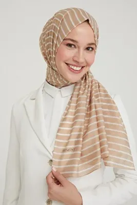 Armine Modal Ipek Şal - Bej