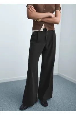 MANGO Woman Wideleg pensli jean pantolon