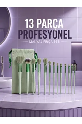 lisinya Profesyonel Makyaj Fırça Seti Yumuşak Kıllı Taşınabilir Çantalı -