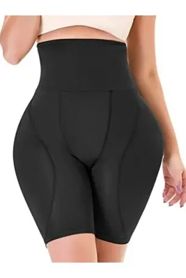 Fitsauna Fit Sauna Hip Dips Basenpopo Dolgunlaştırıcı çıkabilirsilikon pedli  push-up  yüksekBel Korse(Siyah)