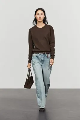 Massimo Dutti Yün karışımlı bisiklet yaka triko kazak