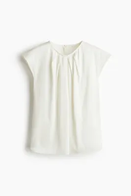 H&M Önü Pileli Bluz