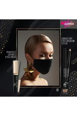 Generic Perfect Lashes Black Eyeliner - Provitamin B5 İçerikli Hızlı Kuruyan Siyah Likit Eyeliner