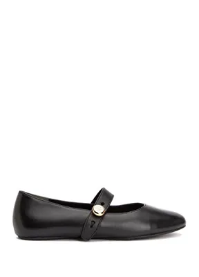 Tory Burch Romy Siyah Deri Babet