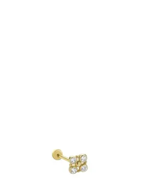 AJA Savra Yıldız Figürlü Altın Kulak Piercing