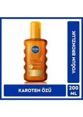 Ozka Concept Nıvea Sun Spf6 Karoten Özlü Yoğun Bronzlaştırıcı Güneş Yağı 200 ml Sprey