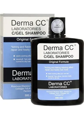 Derma Cc Laboratories Şampuan 500 ml Bitki Özlü Saç Kökü Onarıcı Kepek ve Dökülme Önleyici