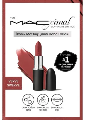 MAC In Sepia Koleksiyonu: M·A·Cximal Silky Matte İpeksi Mat Ruj - Timeless Taupe