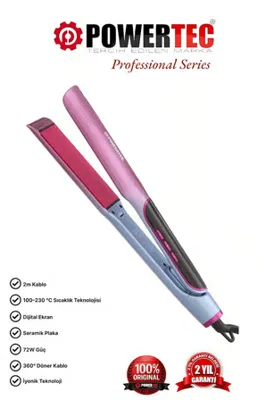 POWERTEC TR-2830 Seramik Plaka İyon Teknolojili Saç Düzleştirici