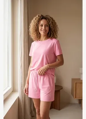 Katia & Bony Kadın Basic Modal Şort Pembe