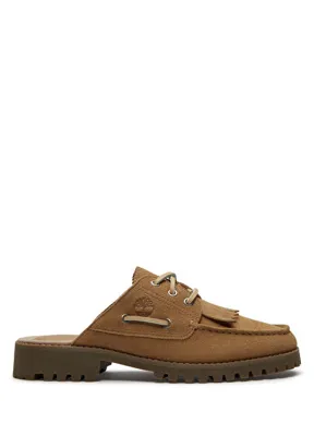 Timberland Authentic Bej Kadın Deri Terlik