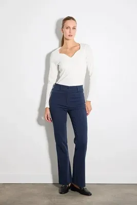 Gusto Sihirli Flare Pantolon - Lacivert