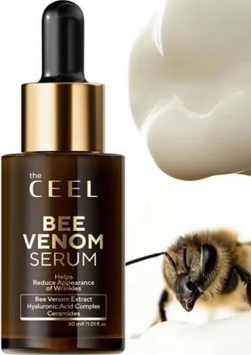 bee Venom Yüz Serumu 30 ml - Hyalüronik Asit ve Seramid Içeren Nemlendirici, Daha Pürüzsüz ve