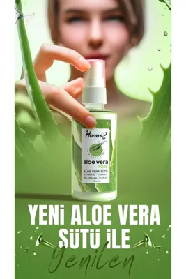 hommbitkisel Aloe Vera Sütü Vitamin B5 Vitamin E Tüm Cilt Tipleri İçin 70 ml