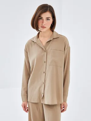 BLAİS Oversize Kadın Gömlek