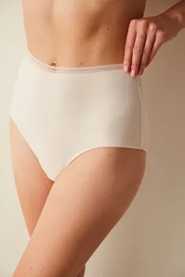 Penti Pamuklu Açık Pembe Easy Cotton Trim Highrise Külot
