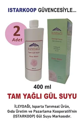 İleydağı Tam Yağlı Gül Suyu 400 ml 2'li