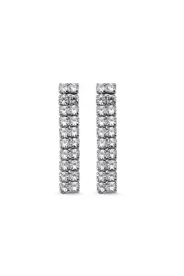Merano Design 3mm Çift Sıra Küpe