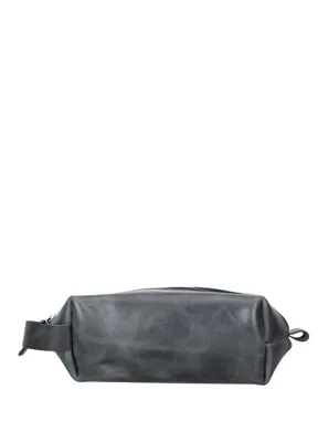 Bloominbag Voyage Marine Blue Yoyu Yeşil Yağ Yeşili Deri Büyük Boy Dopp Kit Bavul İçi Düzenleyici 