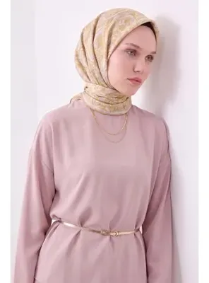 Silk Home Soft Eşarp Paisley Altın Sarısı