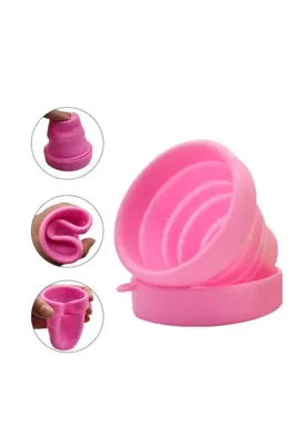 Furuize Katlanabilir Silikon Sterilizasyon Kap (PEMBE)
