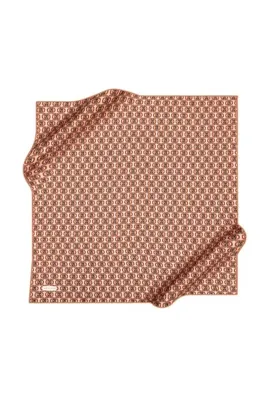 Pierre Cardin Logo Desenli Pierre Cardin Crepe Saten Eşarp