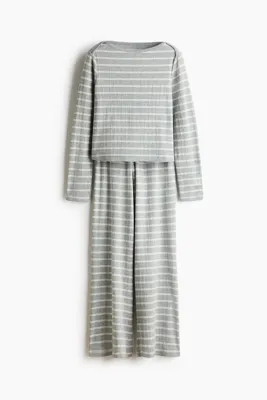 H&M Pamuklu Pijama Takımı
