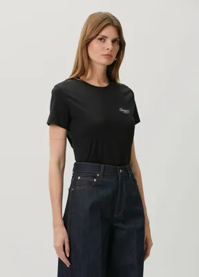 Givenchy Siyah Logolu T-shirt
