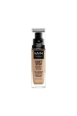 NYX Professional Makeup Can’t Stop Won’t Stop Full Coverage Uzun Kalıcı Fondöten – 10 Buff