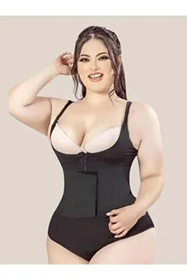 FİT1BEDEN Waist Shaper Bel Göbek Korse Kum Saati görünümü Korsesi