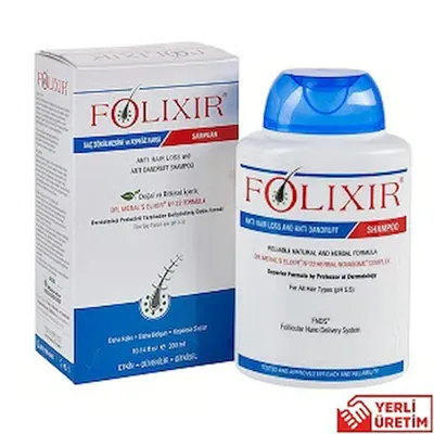 Folixir Saç Dökülmesi ve Kepeğe Karşı Şampuan 300 ML