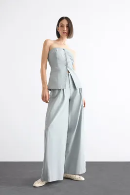 Defacto Wıde Baggy Fit Fit Poplın Pantolon