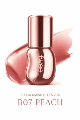 fwee 3D Voluming Gloss 70% B07 Peach Dudak Parlatıcısı 5.3g
