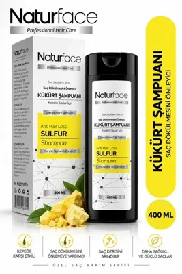 Naturface Kükürt Şampuanı Saç Dökülmesi Önleyici Kepekli Saçlar İçin 400ML