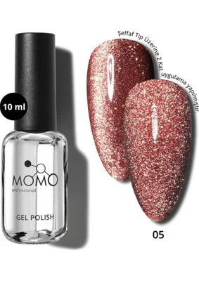 Momo Professional Kalıcı Oje Flash Cat Eye No.5, 10 ml
