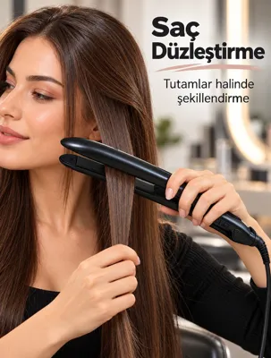 Eseno Select 110 240 V Sıcaklık Ayarlı Seramik Saç Düzleştirici -