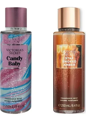 Victoria's Secret 2'li Vücut Spreyi Seti - Candy Baby + Star Smoked Amber (2 x 250 Ml)