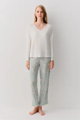 SUWEN Rosalie Pijama Takımı