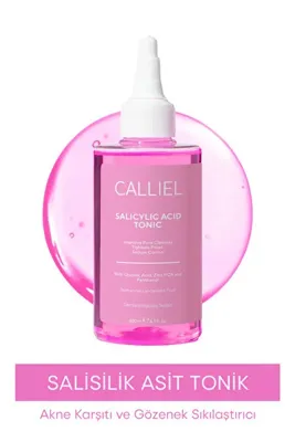 CALLİEL Sivilce Ve Siyah Nokta Karşıtı Arındırıcı Salisilik Asit Tonik 200 Ml